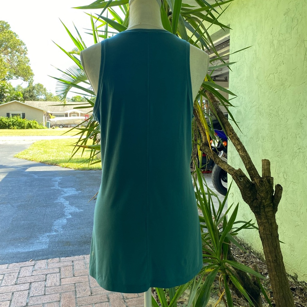 Athleta Teal Twist Workout Tank - Picture 5 of 9